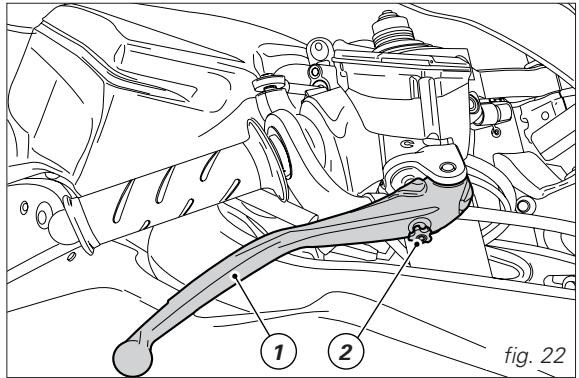 DUCATI 999 - Front brake lever (fig. 22) - 1