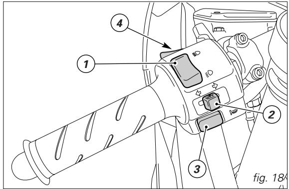 DUCATI 999 - Left switch (fig. 18) - 1