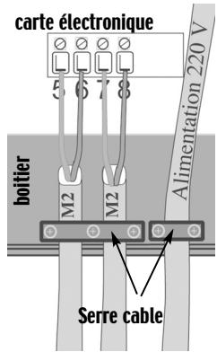 DUCATI A818 - Connexion du câble d'alimentation 230 U - 2