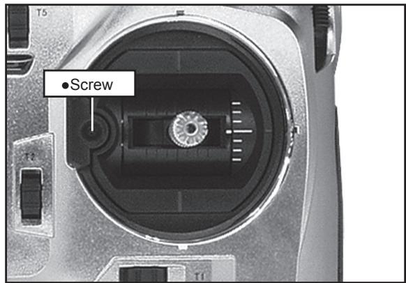 FUTABA 14MZ - Adjustment of the stick lever angle - 1