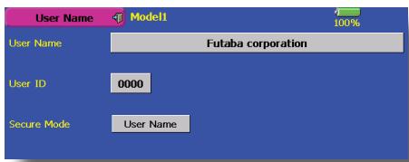FUTABA 14MZ - How to register user's name - 1