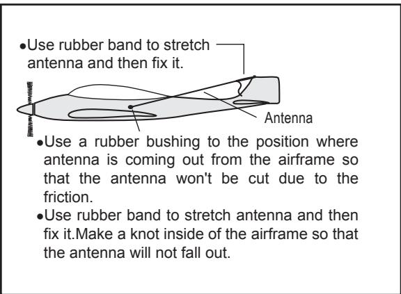 FUTABA 14MZ - Internal antenna mounting (Airplanes) - 1