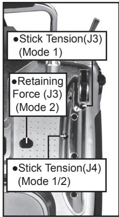 FUTABA 14MZ - Adjustment of Stick Lever Tension - 2