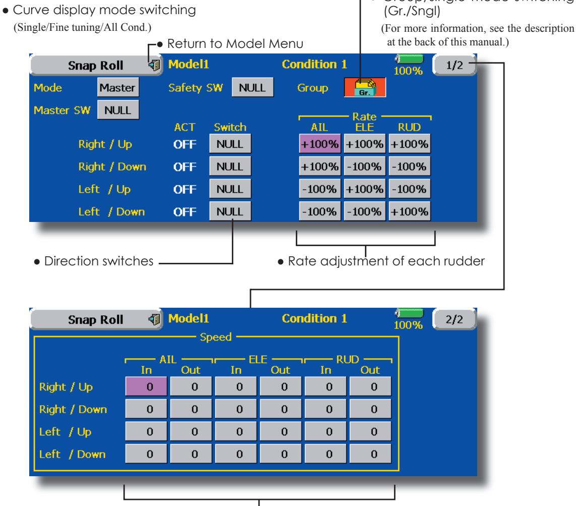 FUTABA 14MZ - (Example) Setting example for F3A - 1