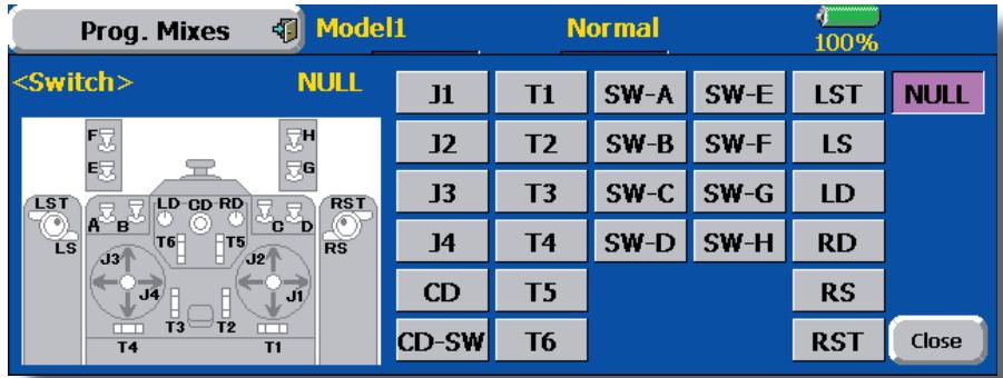 FUTABA 14MZ - Switch selection - 1