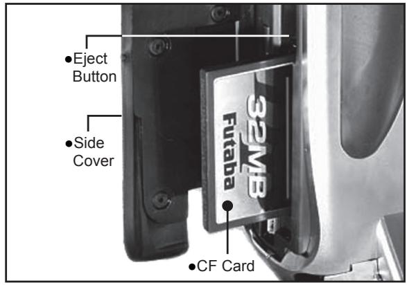 FUTABA 14MZ - Removal of CF card: - 1