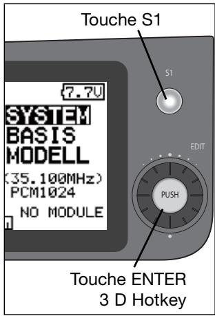 FUTABA T-12 FG - Structure du MENU et navigation - 1