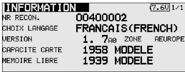 FUTABA T-12 FG - Interrupteurs (affectation des types d'interrupteurs) - 1