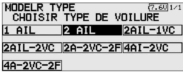 FUTABA T-12 FG - Type d'aile et d'empennages - 2