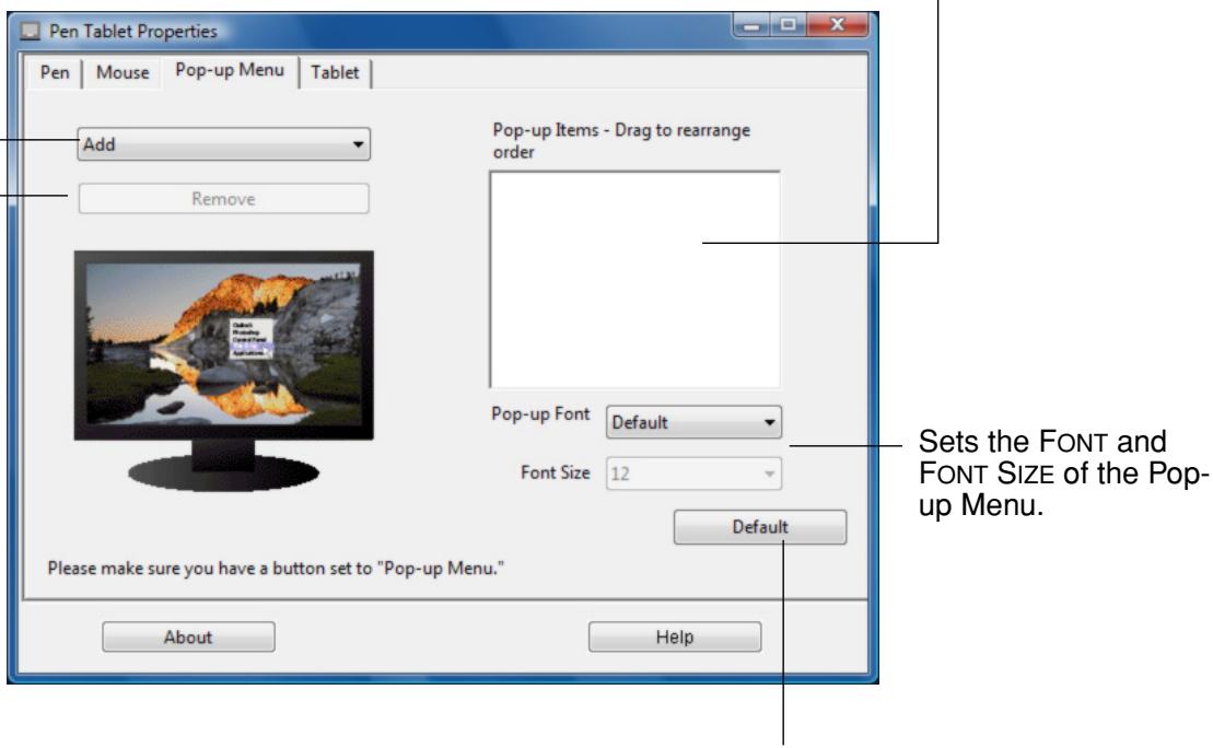 WACOM GRAPHIRE - CUSTOMIZING THE POP-UP MENU - 1