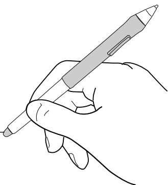 WACOM DTZ-1200W - USING THE GRIP PEN - 2