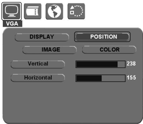 WACOM DTZ-1200W - IMAGE menu options are as follows: - 1
