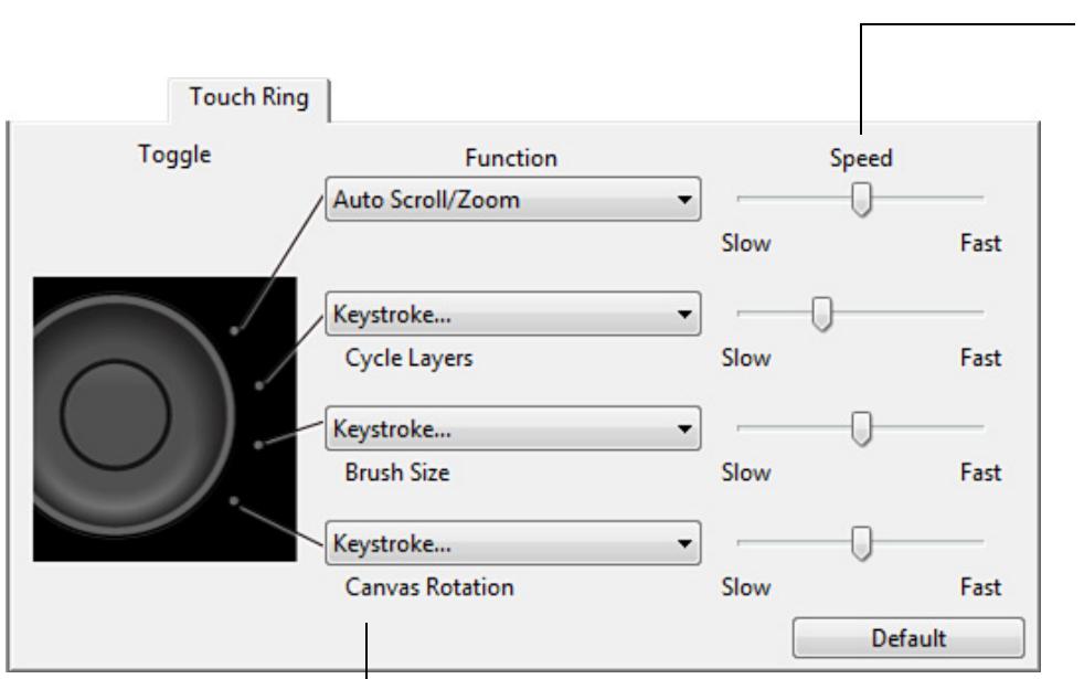 WACOM INTUOS4 - CUSTOMIZING THE TOUCH RING - 1