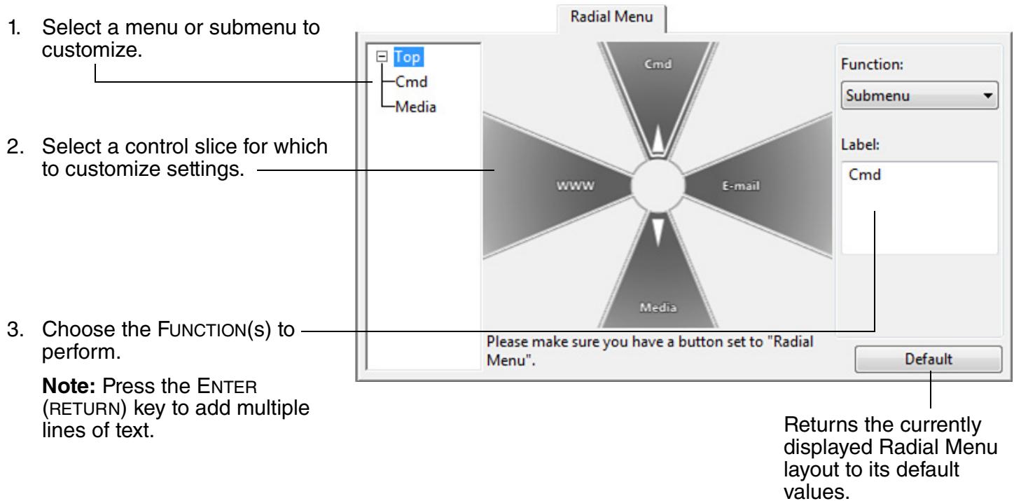 WACOM INTUOS4 - USING AND CUSTOMIZING THE RADIAL MENU - 2