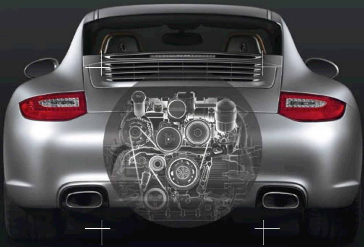 PORSCHE 911 CARRERA 4 CABRIOLET - Engine - 1