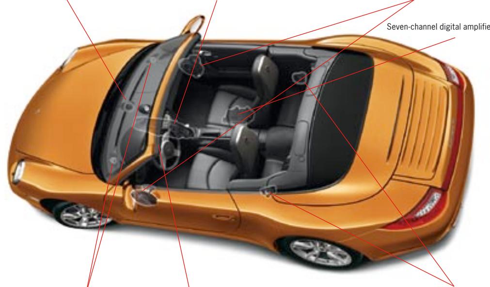 PORSCHE 911 CARRERA 4 CABRIOLET - BOSE® Surround Sound System. - 4