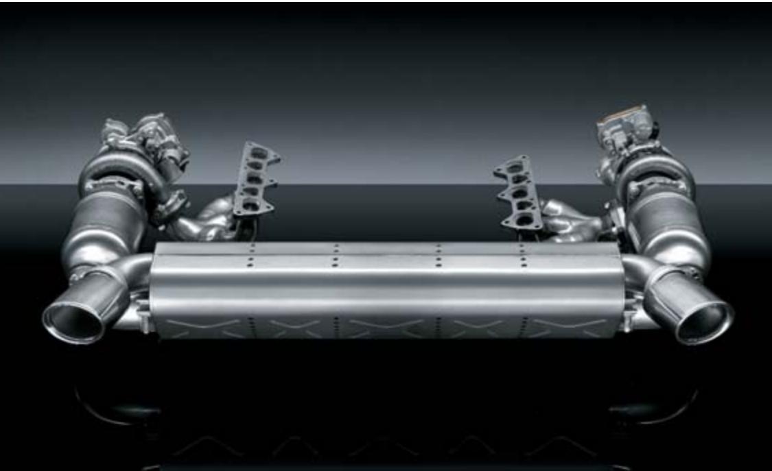 PORSCHE 911 GT2 - Expansion intake manifold. - 2