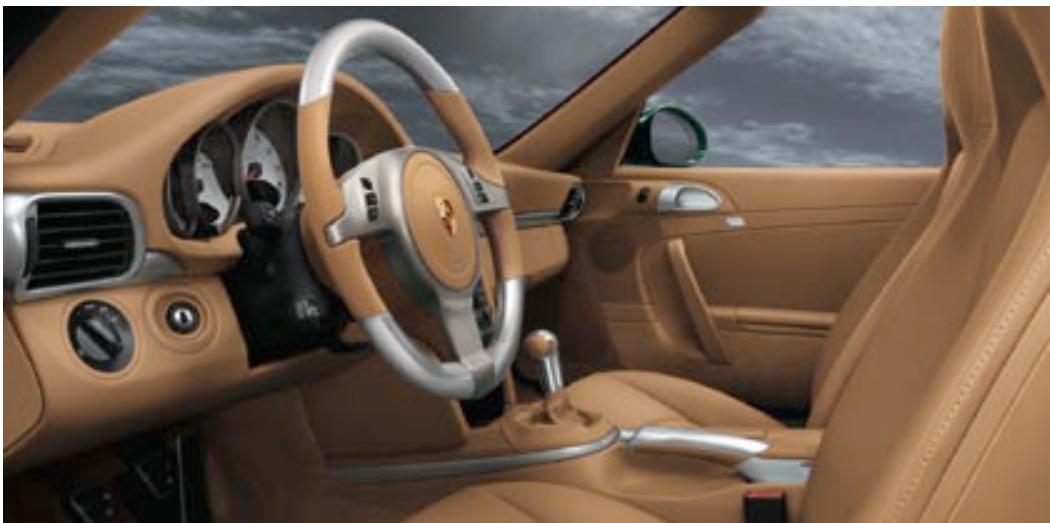 PORSCHE 911 TURBO CABRIOLET - (dark wood with satin finish).* - 2