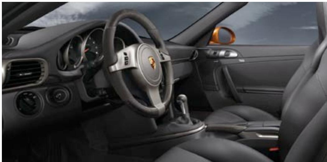 PORSCHE 911 TURBO CABRIOLET - (dark wood with satin finish).* - 1