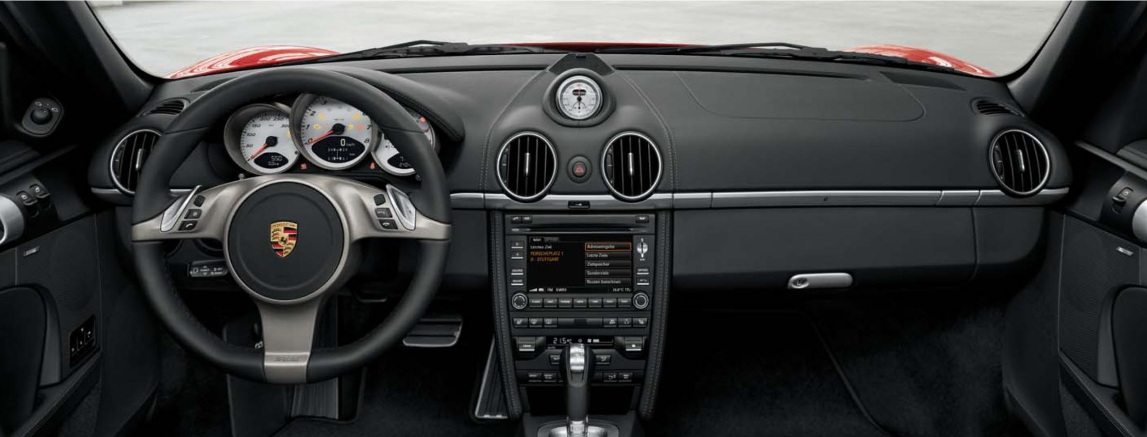 PORSCHE BOXTER - At Porsche, form follows function – and the driver. - 2