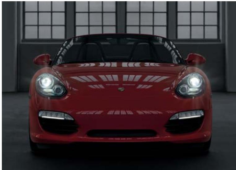 PORSCHE BOXTER - Bi-Xenon headlights with dynamic cornering lights and LED daytime running lights. - 2
