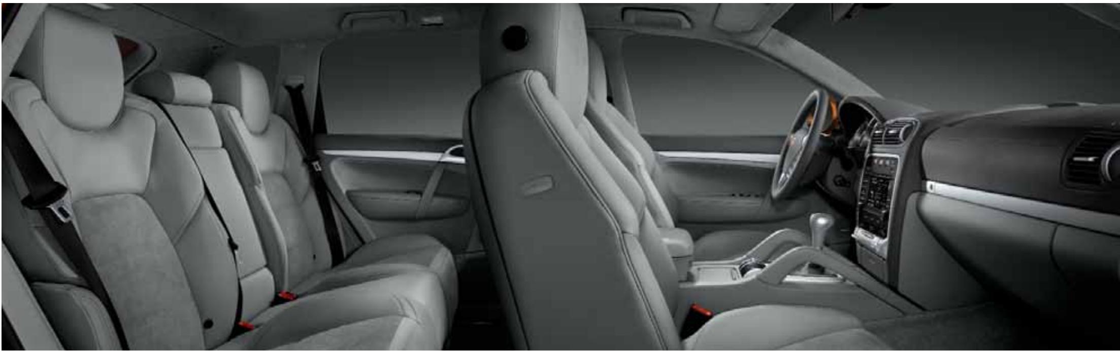 PORSCHE CAYENNE - Generous space for up to three adult passengers. With the option of additional loadspace. - 1