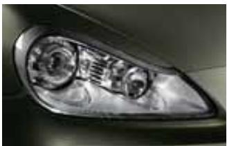 PORSCHE CAYENNE - Headlight system. - 3