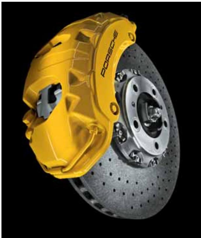 PORSCHE CAYENNE - Porsche Ceramic Composite Brake (PCCB). - 1