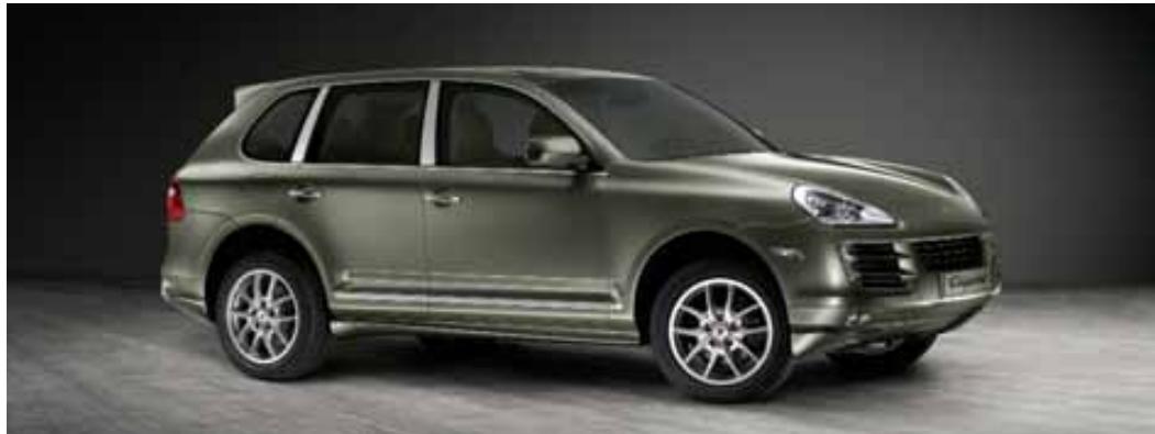 PORSCHE CAYENNE - Stainless steel skid plates (front and rear). - 2