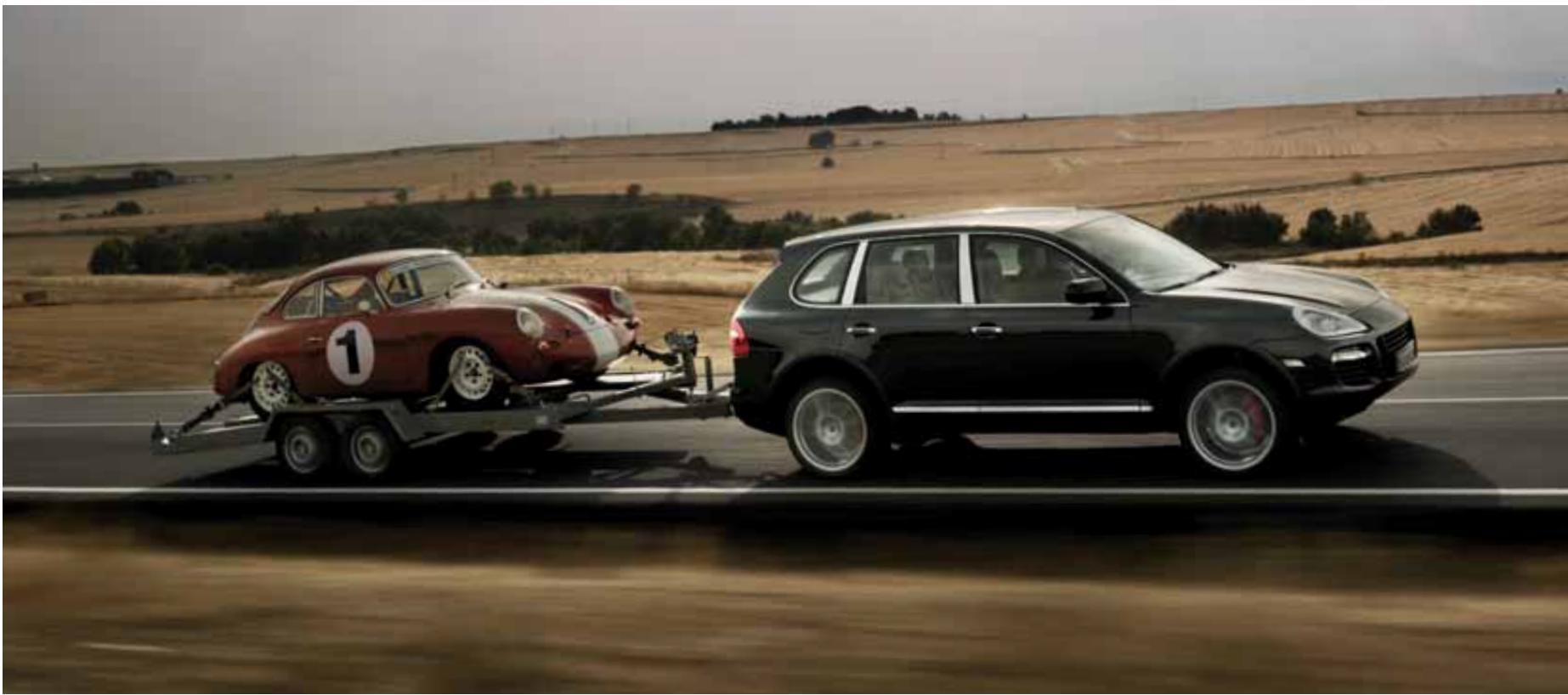 PORSCHE CAYENNE - The Cayenne is built to carry many things. Even another Porsche. - 1