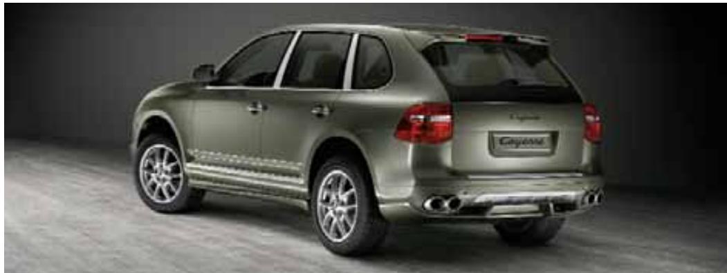 PORSCHE CAYENNE - Stainless steel skid plates (front and rear). - 3