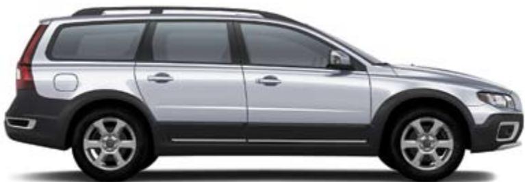 VOLVO XC70 - Choix des galeries et des teintes - 1