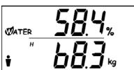 BALANCE KH 5506 / 5507 / 5508 BODY FAT AND WATER ANALYSIS MADE O… - b) Simultaneous establishment of weight, body fat and water contents - 4