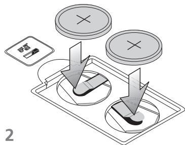 BALANCE KH 5522 / 5523 DESIGN BATHROOM SCALE - Paristojen vaihtaminen - 2