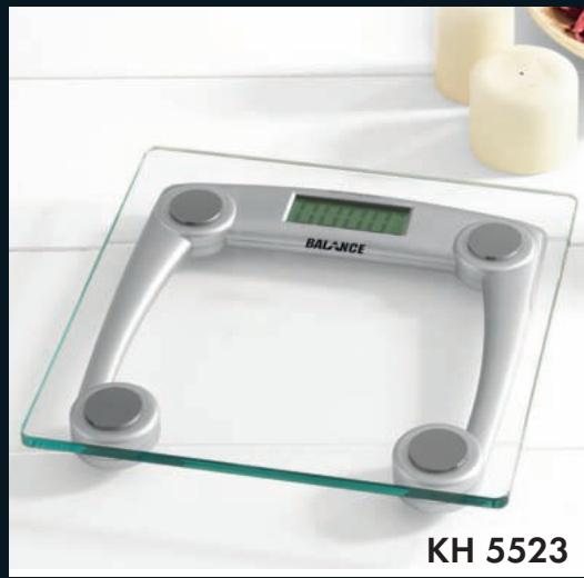 BALANCE KH 5522 / 5523 DESIGN BATHROOM SCALE - DIGITAL BATHROOM SCALE - 2