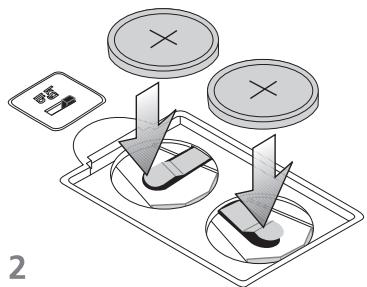 BALANCE KH 5522 / 5523 DESIGN BATHROOM SCALE - Fornyelse af batterier - 2