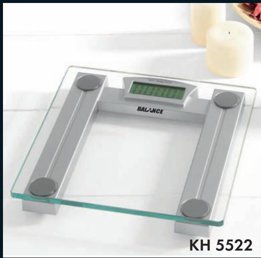 BALANCE KH 5522 / 5523 DESIGN BATHROOM SCALE - DIGITAL BATHROOM SCALE - 1