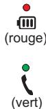 ATLINKS VERSATIS MAX 550 DUO - Les témoins lumineux et la touche de la base - 1