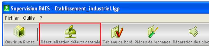 LEGRAND 625 13 - - Réactualiser l'état des luminaires avec la centrale - 1