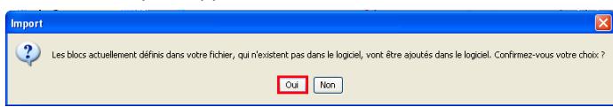 LEGRAND 625 13 - La fenêtre import apparait - 1