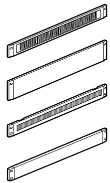 LEGRAND LCS 2 - Choisissez les entrées de câbles lcs² 19" pour parties haute et basse, et les plaques obturatrices - 1