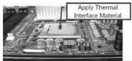 ASROCK 2CORE1066-2.13G - Installation du ventilateur du processeur et dissipateur thermique - 1