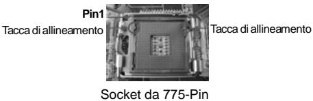 ASROCK 2CORE1066-2.13G - Fase 2. Inserire la CPU 775-Pin: - 3