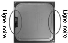ASROCK 2CORE1066-2.13G - Etape 2. Insérez le processeur 775 broches : - 1