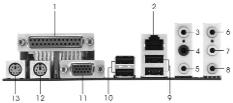 ASROCK 2CORE1066-2.13G - HD 8CH I/O - 1