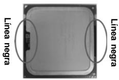 ASROCK 4COREDX90-VSTA - Paso 2. Inserte la CPU de 775 agujas: - 1