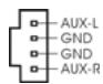 ASROCK 775I65G - Connecteurs audio internes - 1