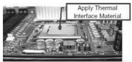 ASROCK 775I65G - Instalación del ventilador y el disipador de la CPU - 1