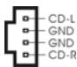 ASROCK 775I65G - Internal Audio Connectors - 2