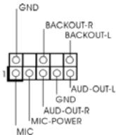 ASROCK 775I65G - Front Panel AC'97 Audio Header - 1